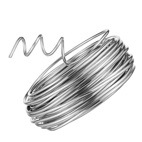 SEWOART Flexibler Aluminiumdraht für DIY Schmuck Bastelprojekte Skulpturen Hochwertiger Langlebiger Draht für Kreative Kunstwerke und SEWOART Flexibler Aluminiumdraht für DIY Schmuck Bastelprojekte Skulpturen Hochwertiger Langlebiger Draht für Kreative Kunstwerke und von SEWOART