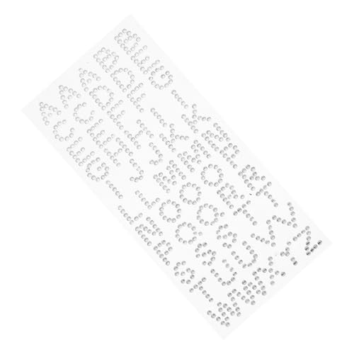 SEWOART Glitzer Buchstaben Aufkleber Selbstklebend Diamant Strass Sticker für Graduation Cap DIY Scrapbooking Basteln Weißer Glitzer Einfach Anzubringen Für Karten und Journale SEWOART Glitzer Buchstaben Aufkleber Selbstklebend Diamant Strass Sticker für Graduation Cap DIY Scrapbooking Basteln Weißer Glitzer Einfach Anzubringen Für Karten und Journale von SEWOART