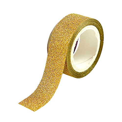SEWOART Glitzer Washi Tape Selbstklebende Dekorative Klebebänder für DIY Kunsthandwerk Scrapbooking und Journals Leicht und Praktisch für Büro und Schule von SEWOART