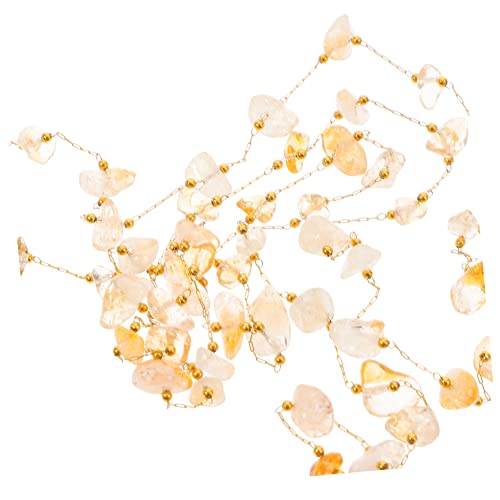SEWOART Gravel Strand Diy Perlenkette Naturstein Gelbe Kristallsteine Bastelmaterial für Schmuckherstellung Armbänder Dekoration und Diy Projekte SEWOART Gravel Strand Diy Perlenkette Naturstein Gelbe Kristallsteine Bastelmaterial für Schmuckherstellung Armbänder Dekoration und Diy Projekte von SEWOART