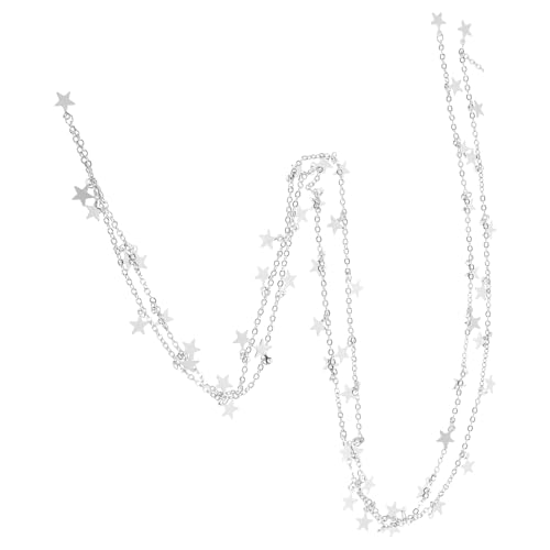 SEWOART Halskette Kette Silberne Sternen Zubehör für Diy Schmuckherstellung Kupfer Material Dünne Kette für Anhänger Multiszenen Verwendung Hochwertige Verarbeitung SEWOART Halskette Kette Silberne Sternen Zubehör für Diy Schmuckherstellung Kupfer Material Dünne Kette für Anhänger Multiszenen Verwendung Hochwertige Verarbeitung von SEWOART
