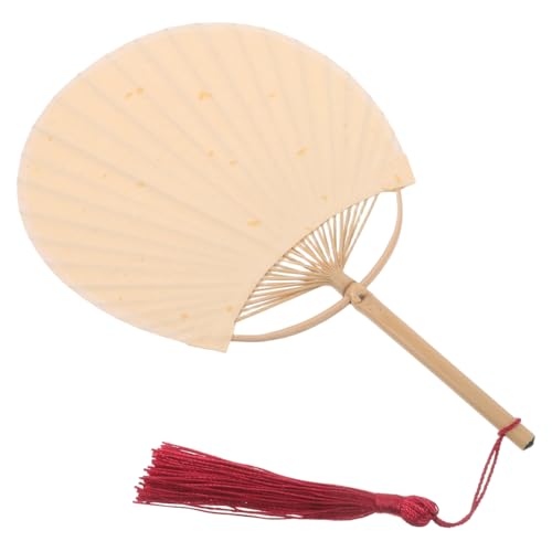 SEWOART Handgefertigter Mini Bambusfächer mit Quaste Leichter Robuster Handgehaltener Fächer für DIY Malerei Traditionelle Tragbar für Hochzeit Musikfestival Tanzparty SEWOART Handgefertigter Mini Bambusfächer mit Quaste Leichter Robuster Handgehaltener Fächer für DIY Malerei Traditionelle Tragbar für Hochzeit Musikfestival Tanzparty von SEWOART