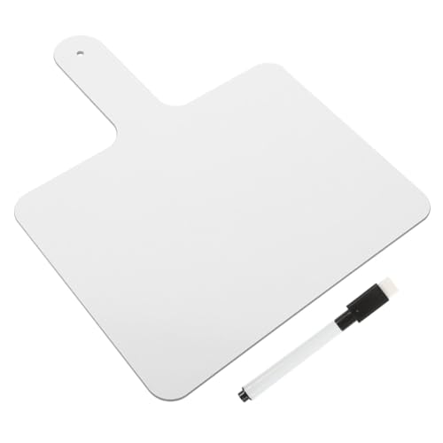 SEWOART Handliches Whiteboard Doppelseitig Abwischbar Stabile Schreibtafel für Unterricht und Spiel Robustes Scoreboard Kit für Schnelle Antworten Teiliges Antwortpaddel mit Marker von SEWOART