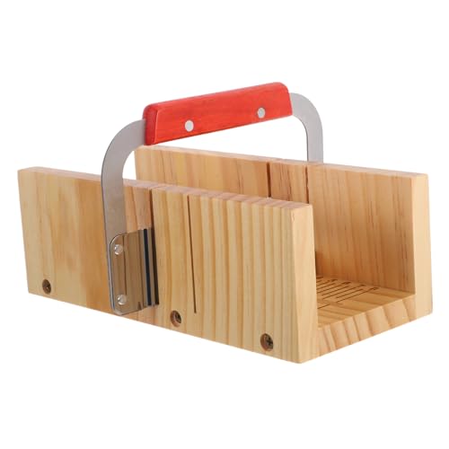 SEWOART Holz Seifenschneider mit Doppel Schlitz für Präzise Gleichmäßige Seifenstücke Gewellter Wellenschneider für Glatte Kanten DIY Seifenherstellung Zubehör Handgefertigt Vielseitig für von SEWOART