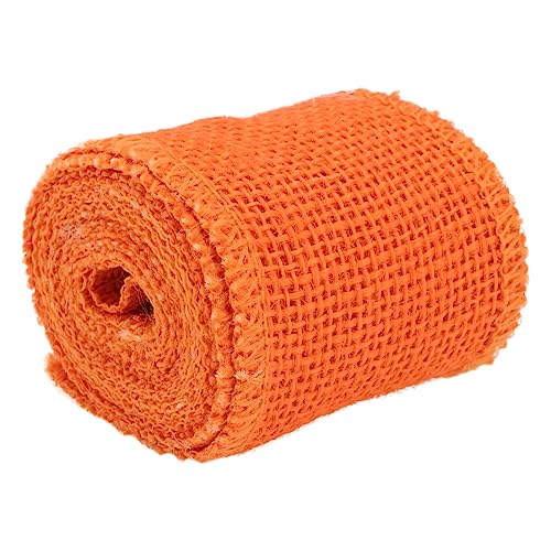 SEWOART Jute Dekoband Breit Orange Natürliche Weihnachtsdekoration Umweltfreundliches Bastelband Vielseitig für DIY Kränze Verpackung Hochzeit und Handwerk SEWOART Jute Dekoband Breit Orange Natürliche Weihnachtsdekoration Umweltfreundliches Bastelband Vielseitig für DIY Kränze Verpackung Hochzeit und Handwerk von SEWOART