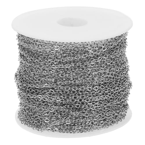 SEWOART Kupferkette Rolle Flache O Gliederkette DIY Schmuckzubehör Langlebig Poliert Geeignet als Halskettenverlängerung und Armbandverlängerung für Kreative Schmuckgestaltung SEWOART Kupferkette Rolle Flache O Gliederkette DIY Schmuckzubehör Langlebig Poliert Geeignet als Halskettenverlängerung und Armbandverlängerung für Kreative Schmuckgestaltung von SEWOART