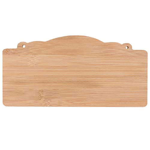 SEWOART Leere Holzschilder zum Hängen Unlackierte DIY Plaketten Holz für Bastelprojekte für Dekorationen im Garten mit Zwei Aufhängelöchern zum Bemalen und Gestalten von SEWOART