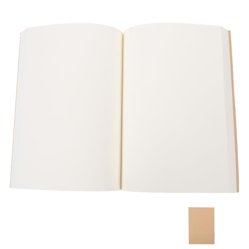SEWOART Leeres Notizbuch Retro Leder Gelb ca Seiten für Notizen Planung und Organisation im Büro Schule für Reisen von SEWOART