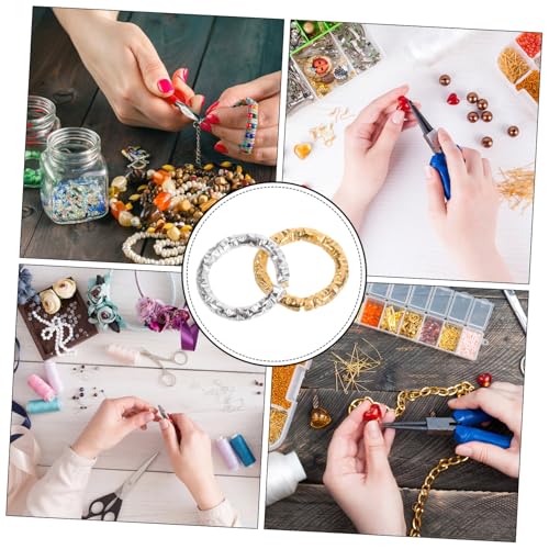 SEWOART Metall Sprungringe Offene Schmuckringe für DIY Schmuckherstellung Armband Reparatur Ohrring Anhänger Verbindungsringe Bastelzubehör SEWOART Metall Sprungringe Offene Schmuckringe für DIY Schmuckherstellung Armband Reparatur Ohrring Anhänger Verbindungsringe Bastelzubehör von SEWOART