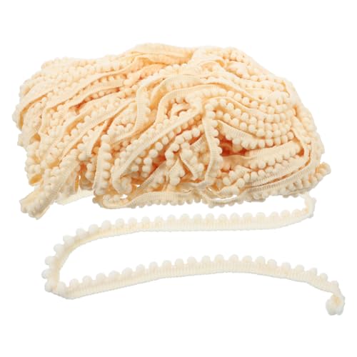 SEWOART Mini Pom Pom Bordüre Yards Weiche Pompom Fransenborte für Kleidung Diy Vielseitige Dekoration für Vorhänge Kissen und Bastelbedarf Einfach zu Nähen Zartes Design Beige SEWOART Mini Pom Pom Bordüre Yards Weiche Pompom Fransenborte für Kleidung Diy Vielseitige Dekoration für Vorhänge Kissen und Bastelbedarf Einfach zu Nähen Zartes Design Beige von SEWOART
