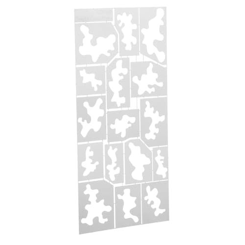 SEWOART Muster für Wiederverwendbare Camouflage Malvorlagen zum Sprühen Holz Scrapbooking und Diy Projekten für Präzise Modellgestaltung von SEWOART