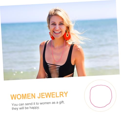 SEWOART Neonperlen Halskette und Armband Teilig Party Schmuck für Damen Bunte Geruchsfreie Materialien Modisch Elegantes Design für Alltag und SEWOART Neonperlen Halskette und Armband Teilig Party Schmuck für Damen Bunte Geruchsfreie Materialien Modisch Elegantes Design für Alltag und von SEWOART