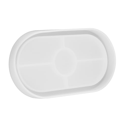 SEWOART Ovale Tablettformen Aus Silikon: Gießharz, Diy-epoxidformen, Ring-schmuckaufbewahrungsplattenhalterform Für Die Aufbewahrung Von Bastelschmuck von SEWOART