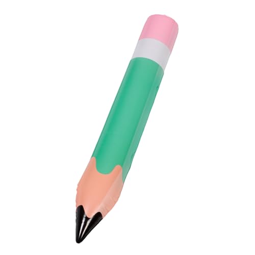 SEWOART PVC Aufblasbarer Bleistift Grün Partydeko Back To School Klassenzimmer Luftballon Fotorequisite Langlebig Dicht von SEWOART