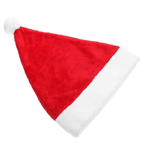 SEWOART Warme Rote Weihnachtsmütze Dekoration Plüsch Weihnachtsmütze Für Damen Und Herren Party-accessoire SEWOART Warme Rote Weihnachtsmütze Dekoration Plüsch Weihnachtsmütze Für Damen Und Herren Party-accessoire von SEWOART