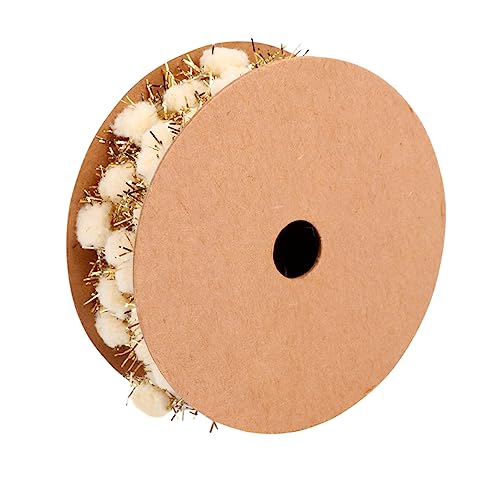 SEWOART Pompom Dekorband Gold mit Draht Glänzende Bastelschleife für DIY Kunsthandwerk Party und Weihnachtsbaumdekoration Weiches Langlebiges Material Lebendige Farben für Festliche von SEWOART