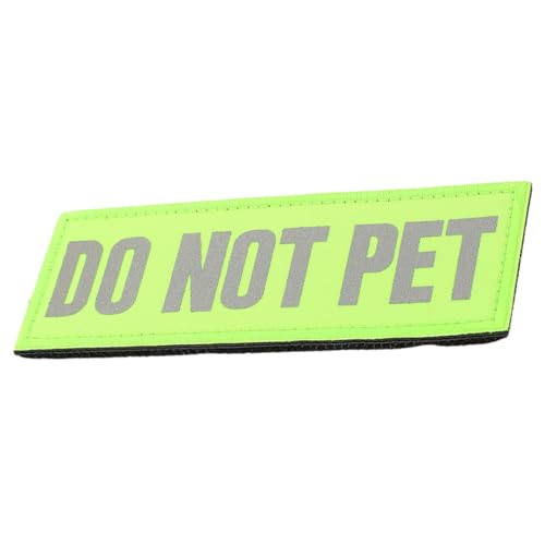 SEWOART Reflektierendes Do Not Pet Patch für Servicehunde Robustes bei Nacht Professionelle Gestaltung für Hundegeschirre für Einfaches Anbringen SEWOART Reflektierendes Do Not Pet Patch für Servicehunde Robustes bei Nacht Professionelle Gestaltung für Hundegeschirre für Einfaches Anbringen von SEWOART
