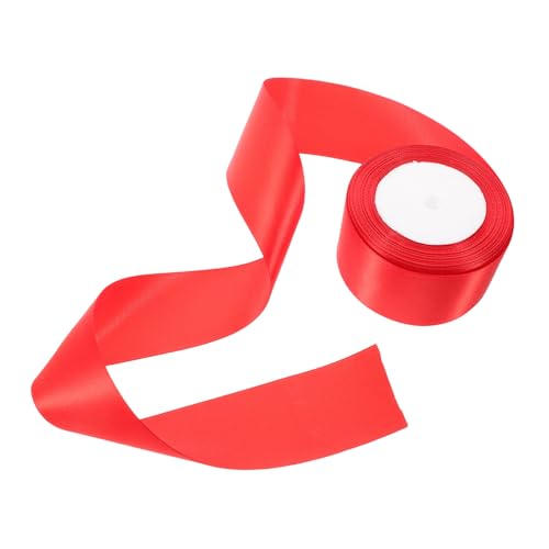 SEWOART Rotes Polyesterband Festliches Geschenkband für Hochzeit Valentinstag Weihnachten Geburtstagsfeiern und DIY Dekoration Weich und Langlebig von SEWOART