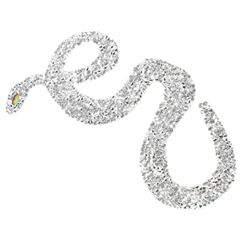 SEWOART Schlangenförmiger Aufnäher mit Strass Bügelpatch für Kleidung und Bastelprojekte Vielseitig Einsetzbar Einfach zu Verwenden und Langlebig SEWOART Schlangenförmiger Aufnäher mit Strass Bügelpatch für Kleidung und Bastelprojekte Vielseitig Einsetzbar Einfach zu Verwenden und Langlebig von SEWOART
