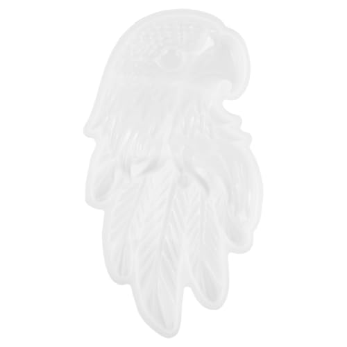 SEWOART Silikonform Adlerkopf Gießform Hitze Reißfest für Harz und Epoxid DIY Tierornament Wand Schrankdekoration Langlebige Resin Casting Mould für Zuhause Büro Kunsthandwerk von SEWOART