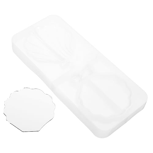 SEWOART Silikonform Für Schminkspiegel Diy Klappbare Schminkspiegelform Schalenspiegelform Zum Basteln Epoxidharz-bastelformen Formen Herstellen Silikonhandwerk von SEWOART