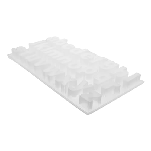 SEWOART Silikonform Kleinbuchstaben Alphabet Buchstabenform Epoxidharz Gießform für Schmuckanhänger DIY Kreative Silikonform für Resin Kunsthandwerk von SEWOART