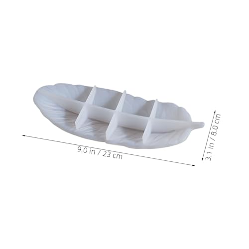 SEWOART Silikonform Plume Tray für Epoxidharz Gießen Langlebige Resin Form mit Spiegelglatter Oberfläche Flügelform für DIY Schmuck Dekoteller Vielseitig für Kreative Heimdekoration von SEWOART