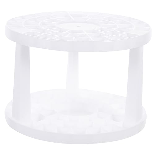 SEWOART Stifthalter pinsel halterung brush holder Stiftehalter für Schule pen holder Lagerung Zeichnung groß multifunktionaler Pinselhalter Organizer für Bleistifte und Farben Plastik Weiß von SEWOART