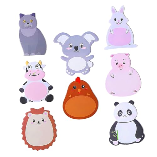 SEWOART Teiliges Niedliche Cartoon Tier Haftnotizen Selbstklebend Je Block Lustige Muster Notizblöcke für Schule Büro Glatte Schreibfläche Praktische Memo Pads SEWOART Teiliges Niedliche Cartoon Tier Haftnotizen Selbstklebend Je Block Lustige Muster Notizblöcke für Schule Büro Glatte Schreibfläche Praktische Memo Pads von SEWOART