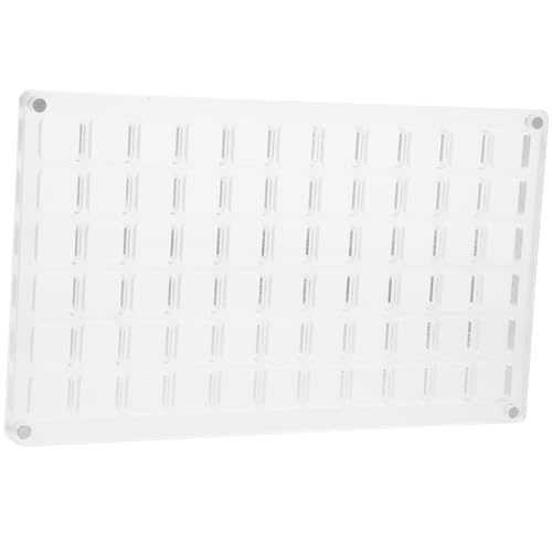 SEWOART Transparente Acryl Muschelaufbewahrungsbox mit Fächern Displayrahmen für Schmuck Perlen und Kleine Gegenstände Kompakte und Transportable Lösung von SEWOART