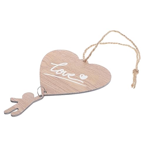 SEWOART Valentinstag Hängeschild Holz Dekorativer Herz Anhänger Für Türen Liebevolles Holzdekor Für Romantische Anlässe Für Dekoration SEWOART Valentinstag Hängeschild Holz Dekorativer Herz Anhänger Für Türen Liebevolles Holzdekor Für Romantische Anlässe Für Dekoration von SEWOART