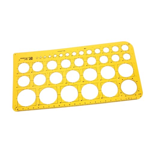 SEWOART Vorlage Zum Ausmalen Von Modellen Werkzeug Zeichenvorlagen Für Die Wand Schablonen Zum Malen Von Mustern Zeichnungsschablonenvorlage Vorlage Für Kunstmalerei Malvorlagen Yellow Pvc von SEWOART