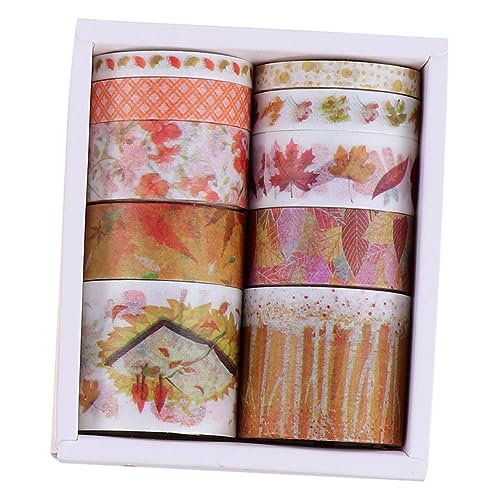 SEWOART Washi Tape DIY Dekorative Klebebänder für Scrapbooking Handwerk und Tagebuchgestaltung Druckmuster für Kreative Projekte Boxen Packung von SEWOART