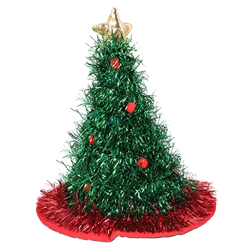 SEWOART Weihnachtsbaummütze Weihnachtskostüm Hut Lametta Weihnachtsbaum Dekoration Für Weihnachtsfeiern Glitzernde Weihnachtsmützen Kopfbedeckungen Für Weihnachtsfeiern Vliesstoff SEWOART Weihnachtsbaummütze Weihnachtskostüm Hut Lametta Weihnachtsbaum Dekoration Für Weihnachtsfeiern Glitzernde Weihnachtsmützen Kopfbedeckungen Für Weihnachtsfeiern Vliesstoff von SEWOART