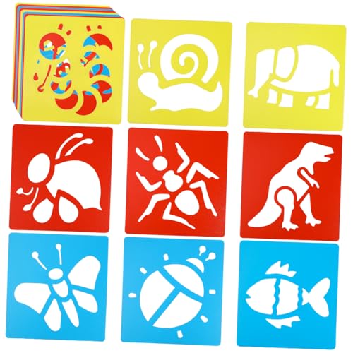 SEWOART Wiederverwendbare Malschablonen Flexiblem Pet mit Großen Dinosaurier und Tiermotiven Robuste Zeichenvorlagen für Wand Boden und Bastelprojekte Vielseitig Einsetzbar für Kreative SEWOART Wiederverwendbare Malschablonen Flexiblem Pet mit Großen Dinosaurier und Tiermotiven Robuste Zeichenvorlagen für Wand Boden und Bastelprojekte Vielseitig Einsetzbar für Kreative von SEWOART