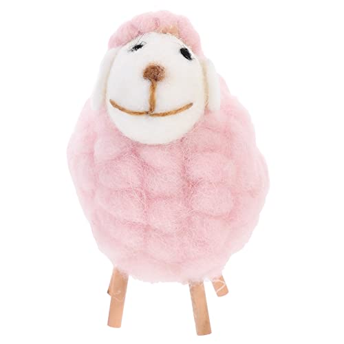 SEWOART kleine Schafverzierung Ziege Miniatur Babydecke kreative büro Dekoration raumdeko Desktop-Ornamente Requisiten für die Heimfotografie gefühlt Rosa SEWOART kleine Schafverzierung Ziege Miniatur Babydecke kreative büro Dekoration raumdeko Desktop-Ornamente Requisiten für die Heimfotografie gefühlt Rosa von SEWOART
