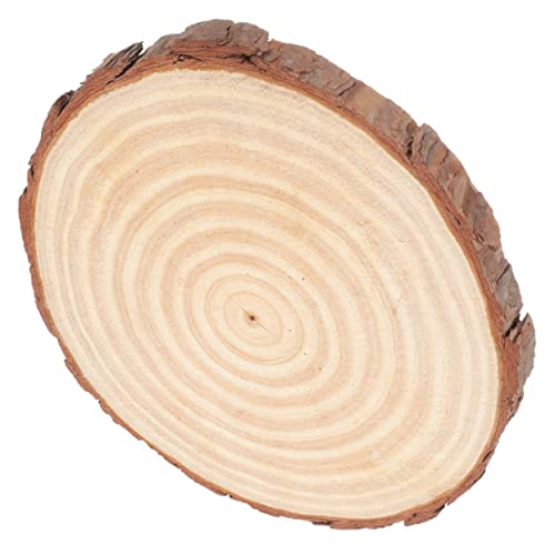 SEWOART leere Tafel bemalen für Kreis unbemalt runden holzuntersetzer holzdeko holzbretter bauholz holzdielen bretter holzpaneele unfertiges Mittelstück aus Holz leere Holzspäne von SEWOART