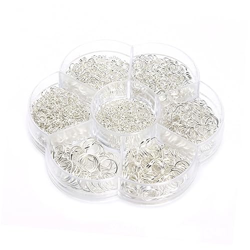 SEWOART silberne Biegeringe hart geschlossen Schlüssel Schmuckzubehör schließen Sprungring Schmuck Silver SEWOART silberne Biegeringe hart geschlossen Schlüssel Schmuckzubehör schließen Sprungring Schmuck Silver von SEWOART