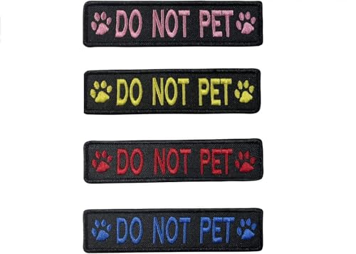 Personalisierbare Namensaufnäher mit Hundepfoten-Design, personalisierbare Stickerei-Applikation, Haken und Schlaufe, zum Aufnähen oder Aufbügeln, für Weste, Uniform, Hut, Tasche, Hundegeschirr, 2 von SF Custom