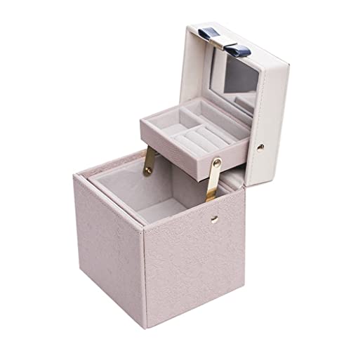 SFANIIX Schmuckaufbewahrungsbox, große Kapazität, europäischer Stil, einfache Schmuckschatulle für Ohrringe, Ringe, Halskette, Armband, Aufbewahrungsbox SFANIIX Schmuckaufbewahrungsbox, große Kapazität, europäischer Stil, einfache Schmuckschatulle für Ohrringe, Ringe, Halskette, Armband, Aufbewahrungsbox von SFANIIX