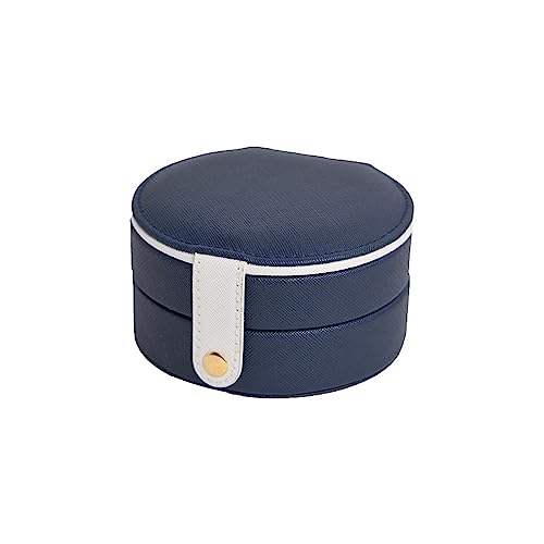 SFANIIX Schmuckaufbewahrungsorganisator, kleine mehrschichtige Schmuckschatulle, tragbar, Aufbewahrungsbox, für Schmuck, Ohrringe, Ohrringe, Hand-Schmuckkästchen, Mini-Schmuckschatulle, Farbe: D SFANIIX Schmuckaufbewahrungsorganisator, kleine mehrschichtige Schmuckschatulle, tragbar, Aufbewahrungsbox, für Schmuck, Ohrringe, Ohrringe, Hand-Schmuckkästchen, Mini-Schmuckschatulle, Farbe: D von SFANIIX