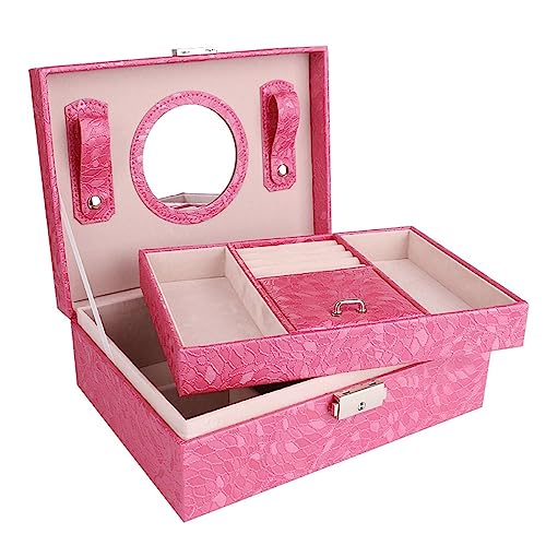 Schmuck Aufbewahrung Organizer Schmuckschatulle Halskette Armband Schmuckschatulle Gold Schmuck Aufbewahrungsbox Schmuck Organizer Schmuck Aufbewahrungsbox (Color : B, Size : S) von SFANIIX