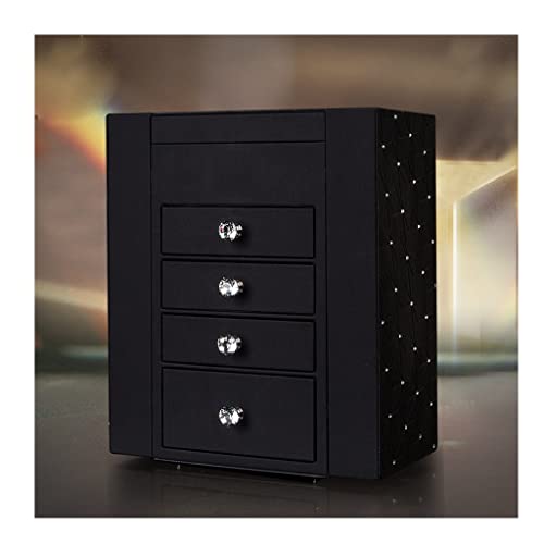 Schmuck Aufbewahrung Organizer Schmuckschatulle Prinzessin Ring Ohrringe Schmuck Aufbewahrungsbox Große Kapazität Schmuck Aufbewahrungsbox Schmuck Aufbewahrungsbox (Color : C, Size : 26x15x31CM) von SFANIIX