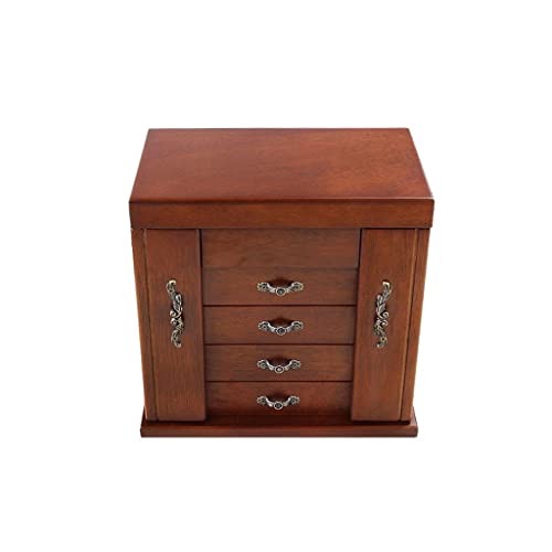 Schmuck Lagerung Organizer Schmuckschatulle Organizer für Frauen Mädchen Massivholz Multifunktionale Schmuckschatulle Kette Armband Ring Aufbewahrungsbox Europäische Retro Schmuckschatulle Schmuck Schmuck Lagerung Organizer Schmuckschatulle Organizer für Frauen Mädchen Massivholz Multifunktionale Schmuckschatulle Kette Armband Ring Aufbewahrungsbox Europäische Retro Schmuckschatulle Schmuck von SFANIIX