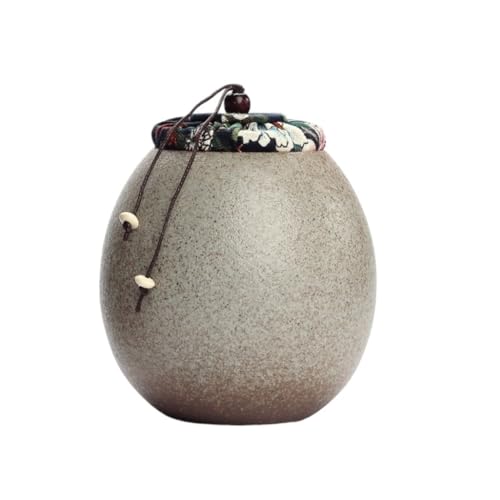 Vorratsdose Vorratsdose Vorratsdose zur Aufbewahrung von losem Tee aus Keramik für den Heimgebrauch Retro Chinesischer Stil Rohkeramik Teeset Teedose Versiegelte Dose zum Nähen von SFANIIX