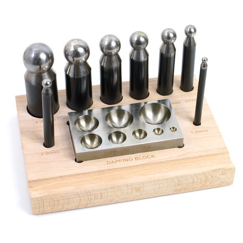 SFC Tools Dapping Punch Set - Block w/8 Punches 25-622 by SFC Tools Dapping Punch Set - Block w/8 Punches 25-622 by von SFC TOOLS