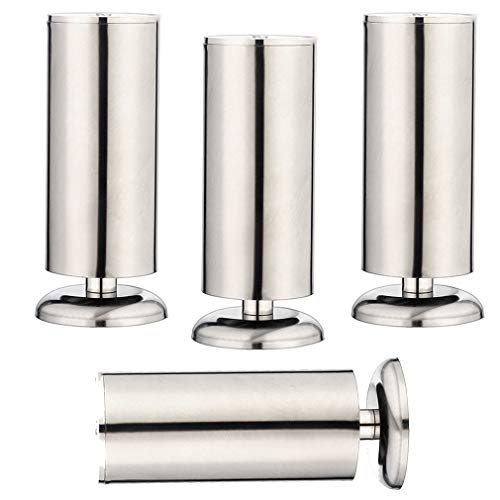 SFNIOKFG 4-teilige verstellbare Möbelbeine, Sofabeine aus Edelstahl, TV-Schrankfüße, Küchenfüße aus Metall, Ersatzbettbeine, für Kommoden, Schränke, Couchtische, Wandschränke, Tragkraft 450 SFNIOKFG 4-teilige verstellbare Möbelbeine, Sofabeine aus Edelstahl, TV-Schrankfüße, Küchenfüße aus Metall, Ersatzbettbeine, für Kommoden, Schränke, Couchtische, Wandschränke, Tragkraft 450 von SFNIOKFG