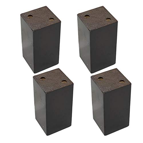 SFNIOKFG 4er-Set Möbelbeine, quadratische Sofabeine aus Massivholz, Stützfüße für Esstische, Möbelfüße aus Gummi und Holz, Ersatzbeine für Schränke, mit Montagezubehör, 5 x 5 cm (Walnuss 12 SFNIOKFG 4er-Set Möbelbeine, quadratische Sofabeine aus Massivholz, Stützfüße für Esstische, Möbelfüße aus Gummi und Holz, Ersatzbeine für Schränke, mit Montagezubehör, 5 x 5 cm (Walnuss 12 von SFNIOKFG