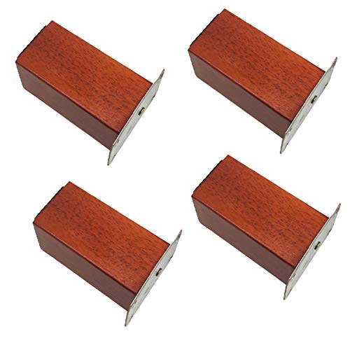 SFNIOKFG Sofabeine aus Eiche, quadratische Möbelbeine aus Holz, 4er-Set Schrankbeine aus Massivholz, Ersatzmöbelfüße, für Ottomane, Couch, Bank, Kommode, mit Montageplatte und Schrauben (Ro SFNIOKFG Sofabeine aus Eiche, quadratische Möbelbeine aus Holz, 4er-Set Schrankbeine aus Massivholz, Ersatzmöbelfüße, für Ottomane, Couch, Bank, Kommode, mit Montageplatte und Schrauben (Ro von SFNIOKFG