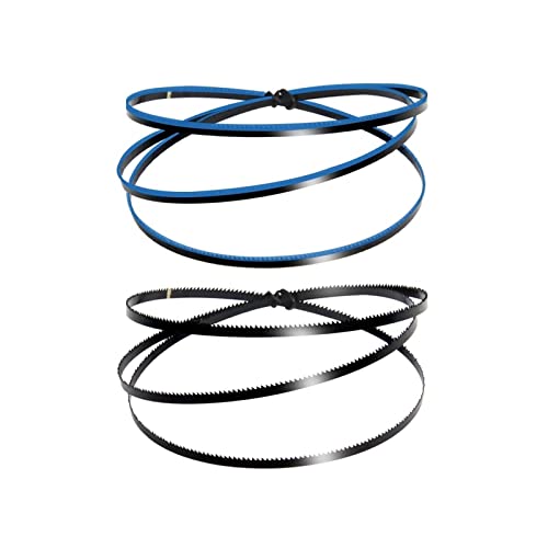 SFQEVHRZ Bandsägeblatt， 2 Stück SK5 1065 x 5 x 0,35 mm S TPI 14/24 for Proxxon Micro Bandsäge MBS/E Bandsäge(14 TPI) von SFQEVHRZ